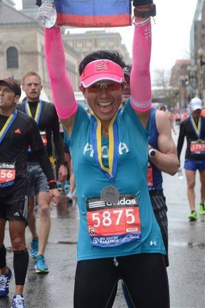 Paola Fierro Boston Marathon