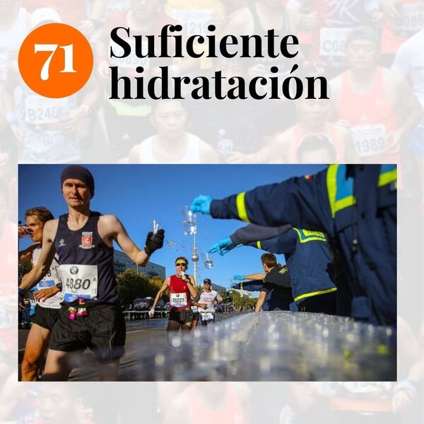 Hidratacion en maratones