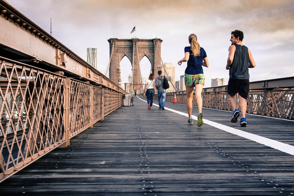 Brooklyn Bridge running