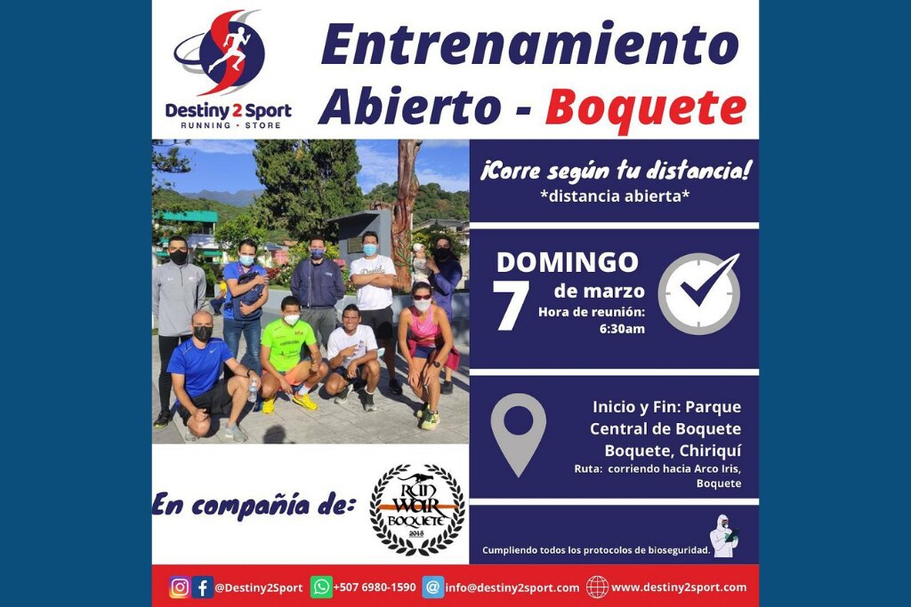 Correr en Boquete