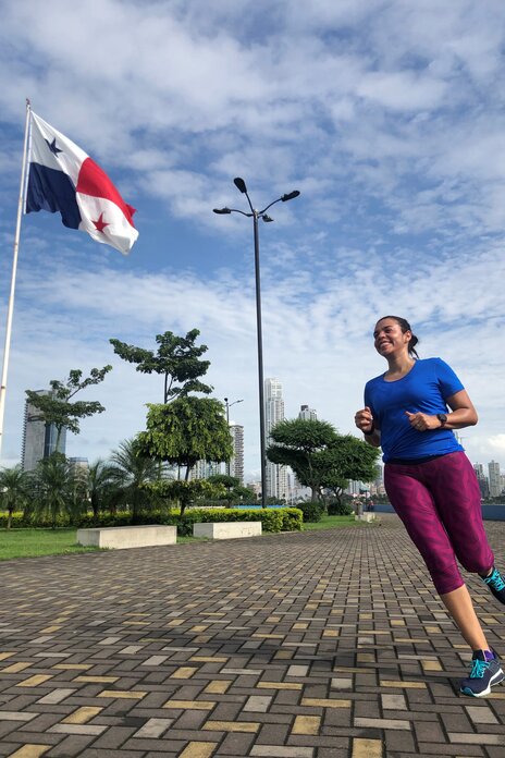 corriendo en panama