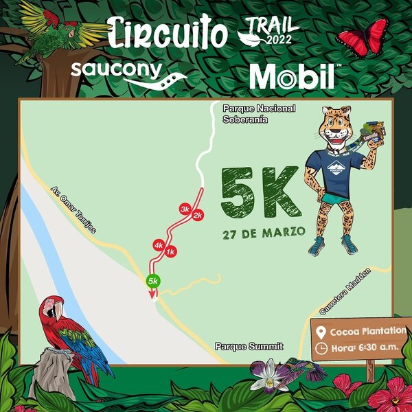 Cocoa Plantation Circuito Trail